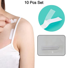 Waterproof Anti-Skid Transparent Medical Tape for Lingerie (10 Pcs Set)
