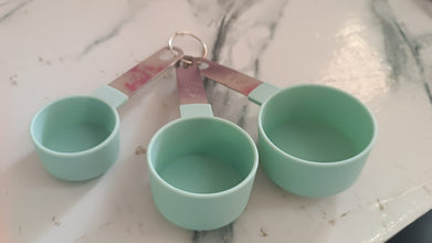Measuring Cups Set 1/3 Cup (78 ml), 1/4 Cup (59 ml), 1/8 Cup (30 ml)