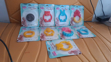 Silicone Baby Teething Toys (1 Pc / Mix Design)