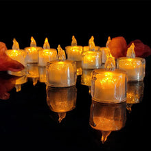 12 Pcs Flameless and Smokeless Decorative Acrylic Candles Transparent Led Tea Light Candle for Gifting, House, Diwali, Christmas, Festival, Events Decor Candles, Diwali
