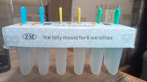Ice Candy Maker Upgrade sicle Molds Sets 6 Ice  Makers Reusable Ice Lolly Cream Mold Home-Made sicles Mould with Stick