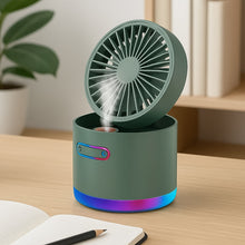 Mini Desktop Cooling Fan with Humidifier Spray