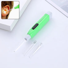 Compact Green LED Ear Pick